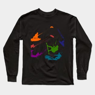 Kitesurfing Freestyle Design Long Sleeve T-Shirt